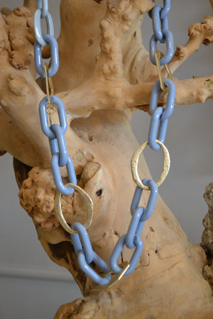 Blue Chain Necklace