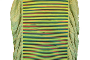 Caterpillar Stripe Green Dress