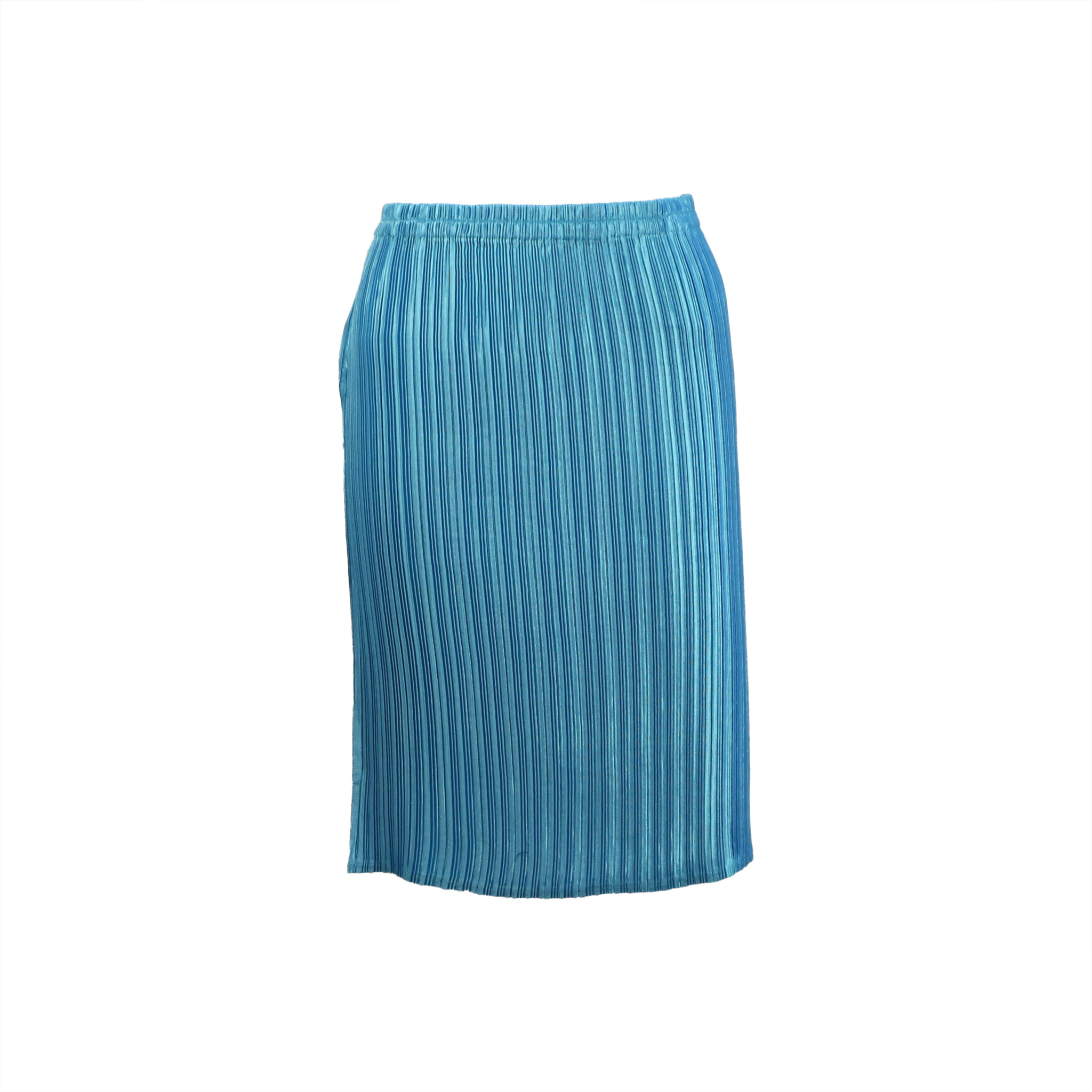 Minimalistic pleated mid skirt