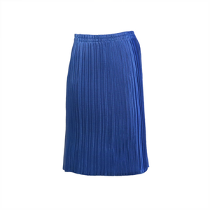 Minimalistic pleated mid skirt