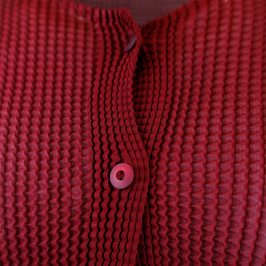 button-up textured shirt